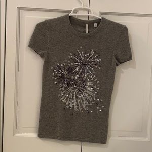 Cute gray cashmere top